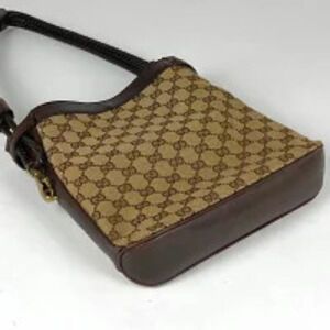 Gucci Hobo brown bag shoulder GG canvas